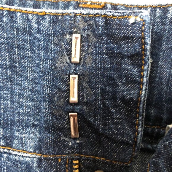Vintage Y2K Denim Micro Mini Skirt - Picture 4 of 6
